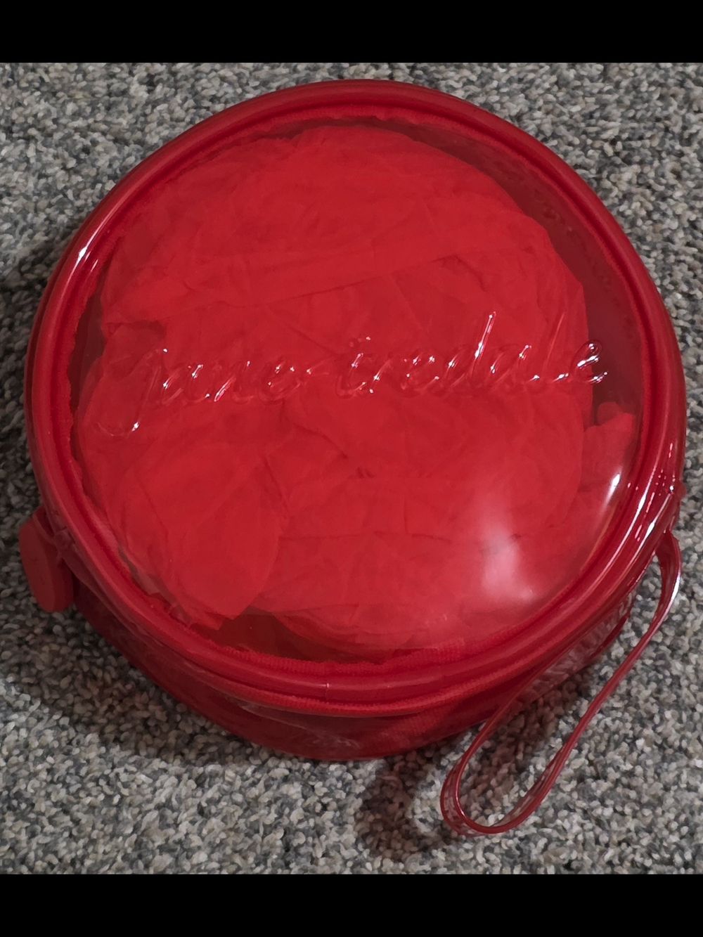 Jane Iredale Red Cosmetic SummerJelly Bag